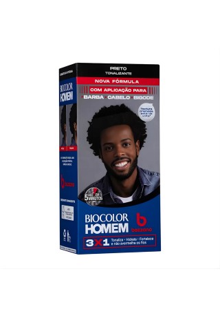 Tonalizante Biocolor Homem Bozzano Preto — BOZZANO