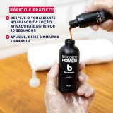 Kit 2 Tonalizantes Biocolor Homem Bozzano Castanho Médio — BOZZANO