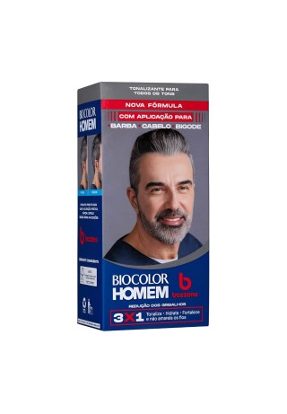 Tonalizante Biocolor Homem Bozzano Redução de Grisalhos — BOZZANO