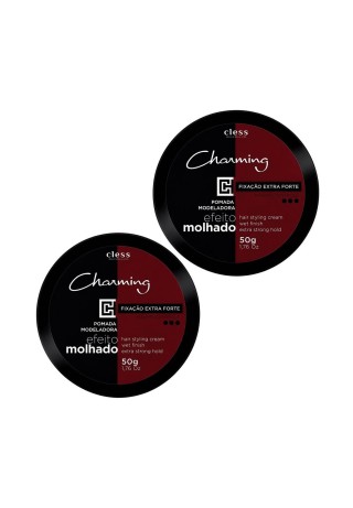 Kit 2 Pomadas Charming Extra Forte Efeito Molhado — CHARMING