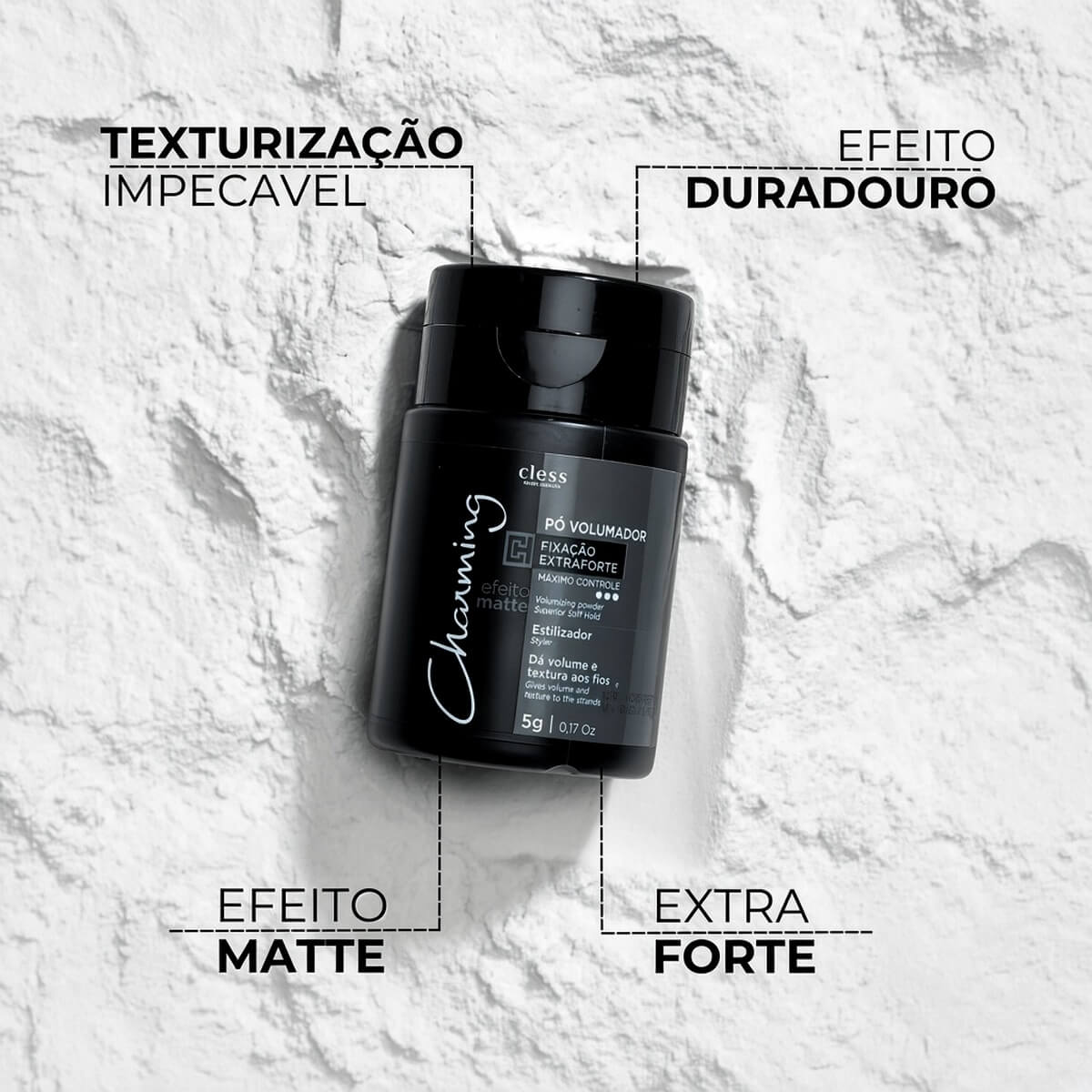 Pó Volumador Charming Cless Extra Forte Matte 5g — CHARMING