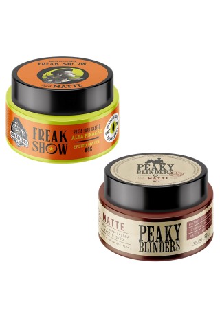 Pasta Modeladora Don Alcides Matte Freak Show e Peaky Blinders — DON ALCIDES