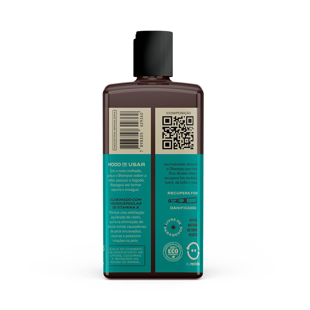 Shampoo para Barba Don Alcides Calico Jack 120ml — DON ALCIDES