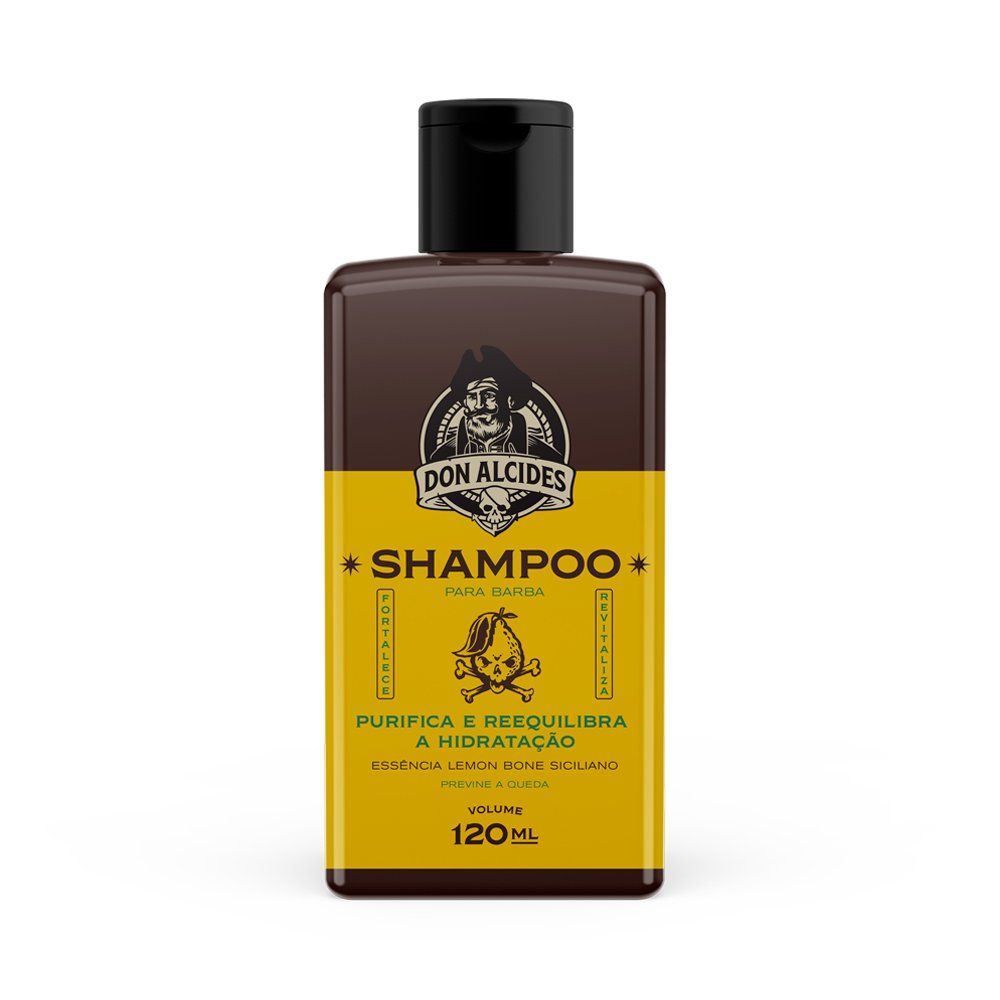 Shampoo para Barba Don Alcides Lemon Bone 120ml — DON ALCIDES