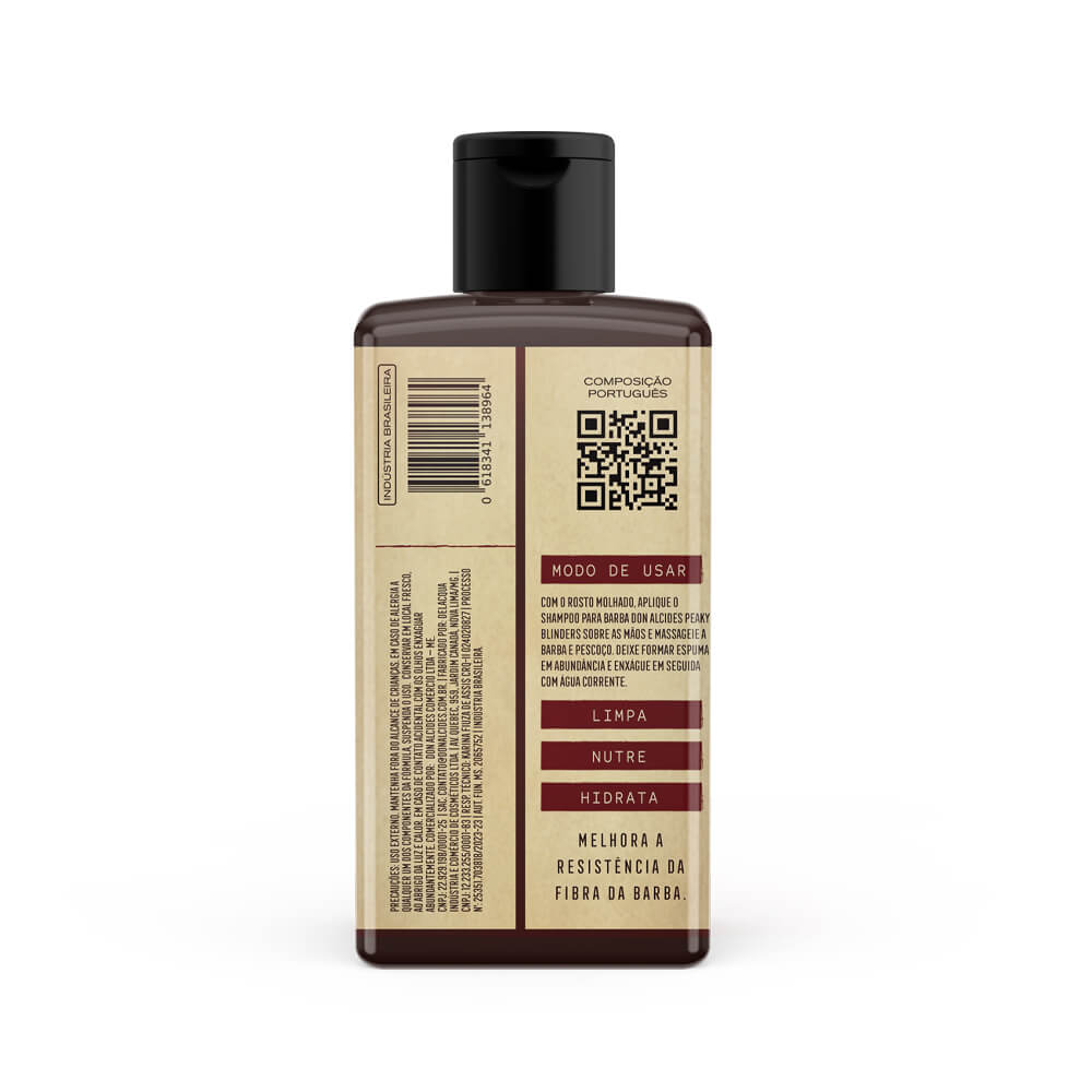 Shampoo para Barba Don Alcides Peaky Blinders 120ml — DON ALCIDES