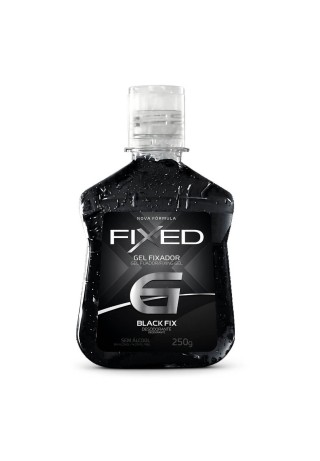 Gel Fixador para Cabelo Fixed N.6 Black Fix Preto — FIXED