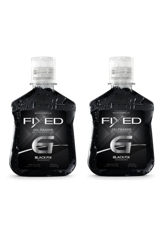 Kit 2 Gel Fixador Fixed N.6 Black Fix — FIXED