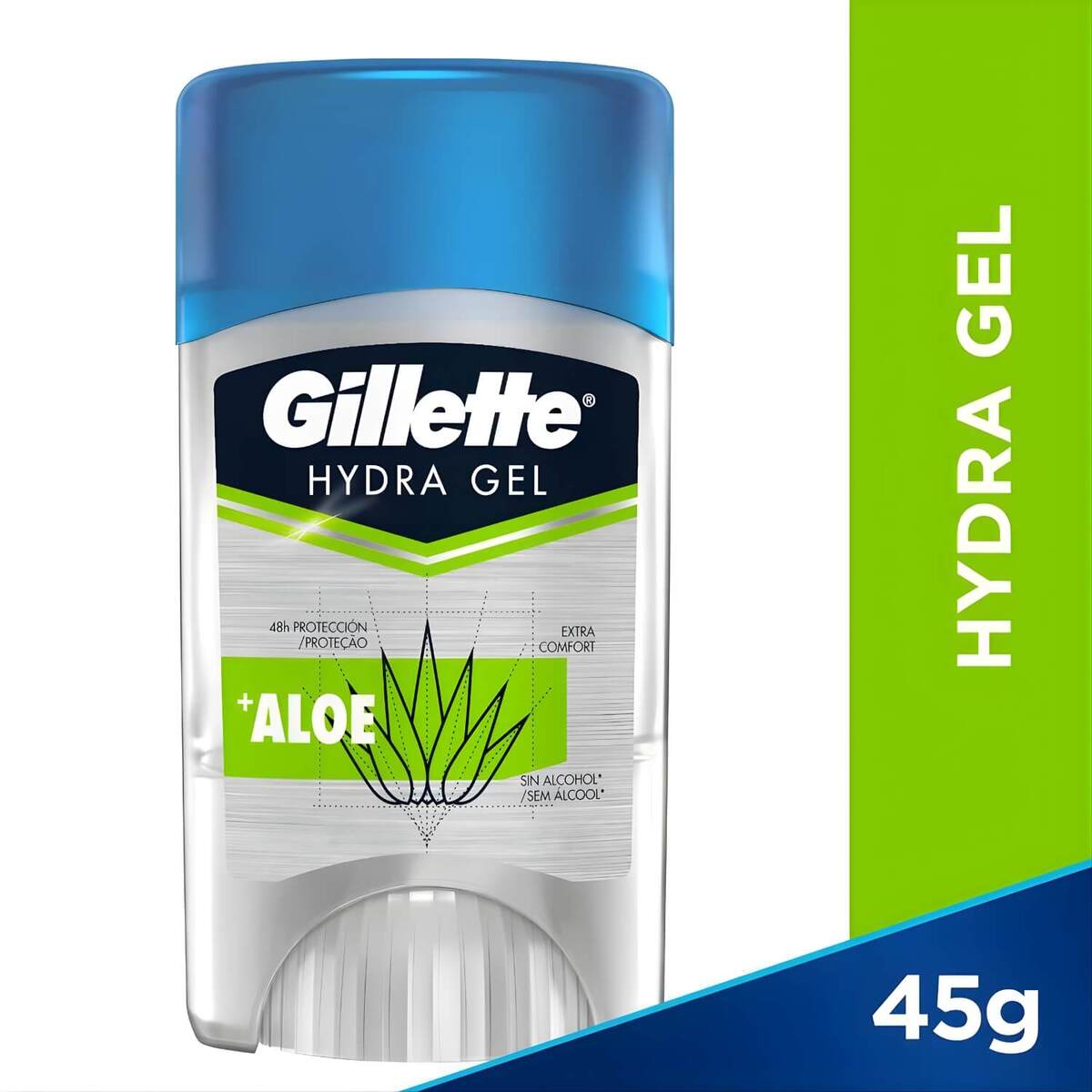 Desodorante Antitranspirante Gillette Hydra Gel Aloe 45g — GILLETTE