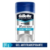 Desodorante Antitranspirante Gillette Cool Wave Gel 45g — GILLETTE