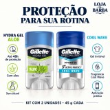 Kit de Desodorantes Gillette Hydra Gel Aloe + Cool Wave 45g — GILLETTE
