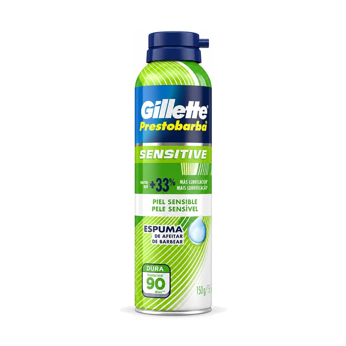 Espuma de Barbear Gillette Prestobarba Sensitive 150g — GILLETTE