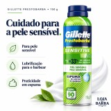 Espuma de Barbear Gillette Prestobarba Sensitive 150g — GILLETTE
