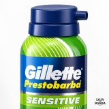 Espuma de Barbear Gillette Prestobarba Sensitive 150g — GILLETTE