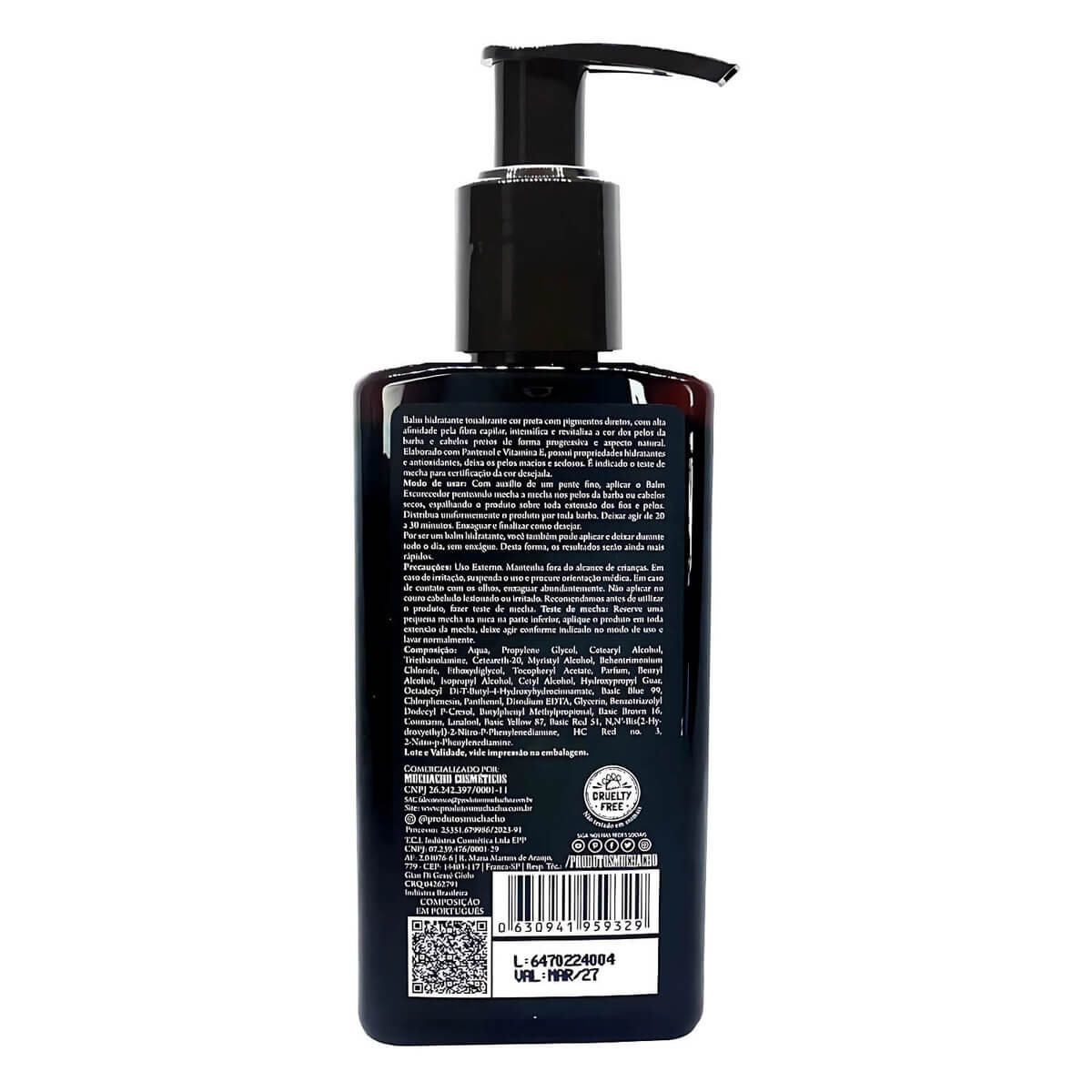 Balm Tonalizante para Barba e Cabelo Muchacho 120g — MUCHACHO
