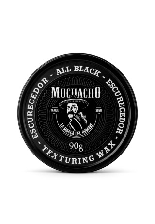 Cera Modeladora Escurecedora Muchacho All Black Matte 90g — MUCHACHO