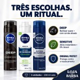 Kit 3 Espumas NIVEA MEN Deep + Sensitive + Original Protect — NIVEA MEN