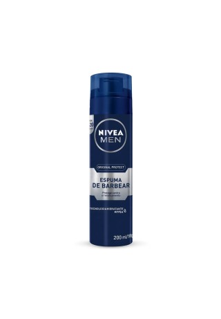 Espuma de Barbear Nivea Men Original Protect 200ml — NIVEA MEN