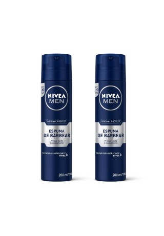 Kit 2 Espumas de Barbear Nivea Men Original Protect — NIVEA MEN