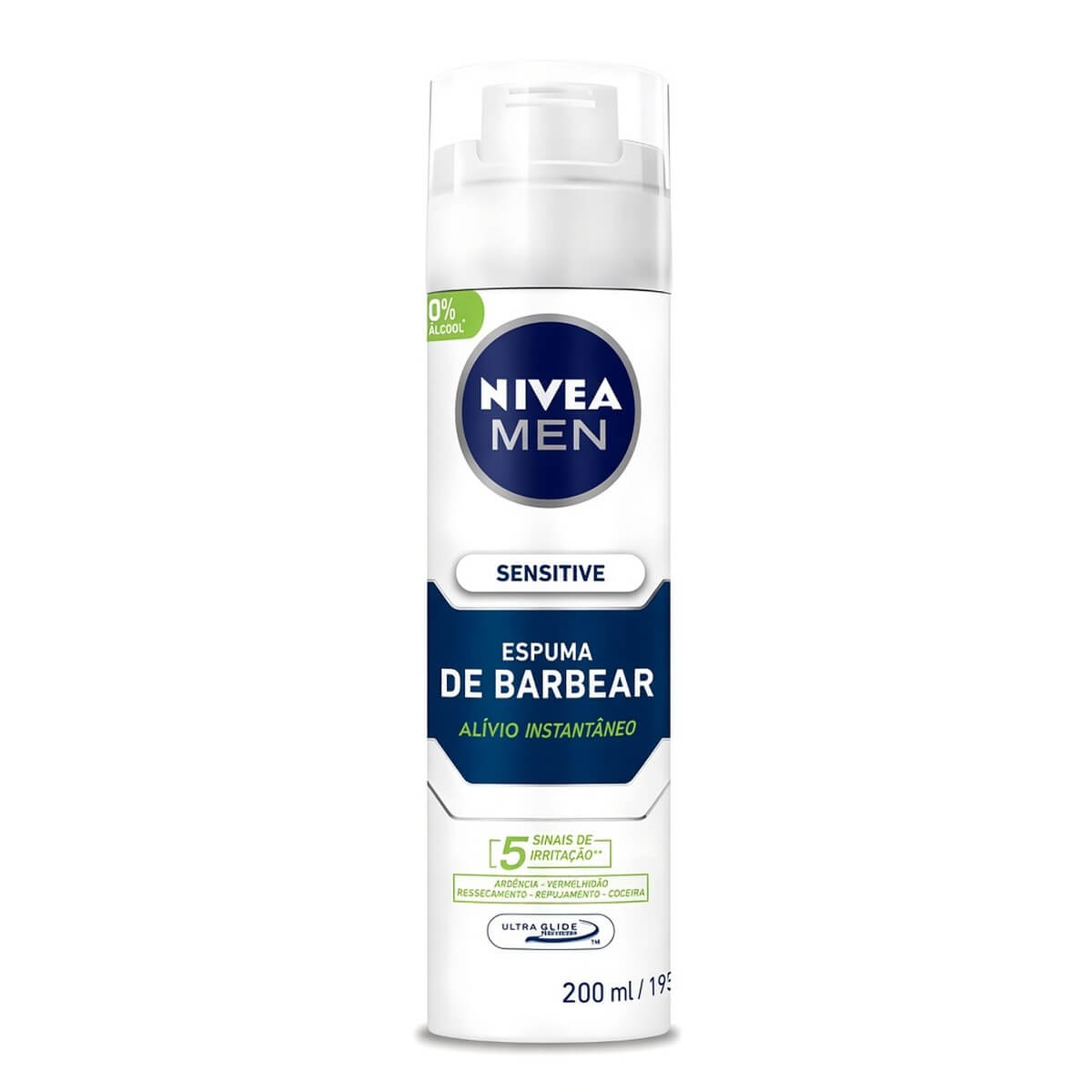 Kit 2 Espumas de Barbear NIVEA MEN Deep + Sensitive 200ml — NIVEA MEN