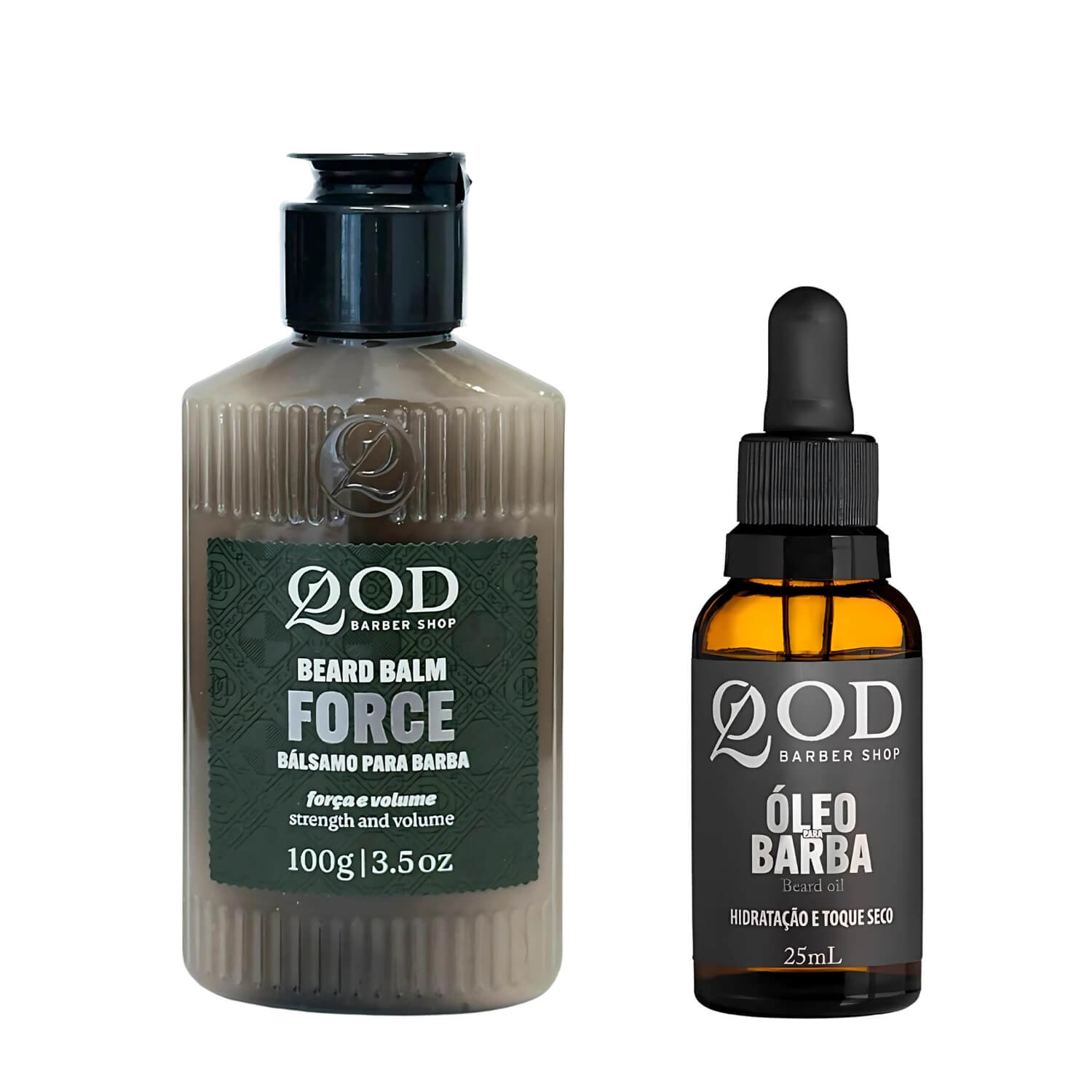 Kit QOD Balm Force Fortalecedor e Óleo de Barba — QOD BARBER SHOP