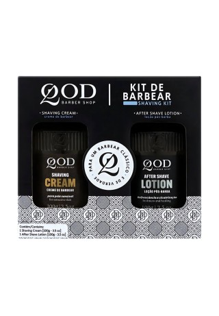 Kit Creme de Barbear e Loção Pós-Barba QOD Barber Shop — QOD BARBER SHOP