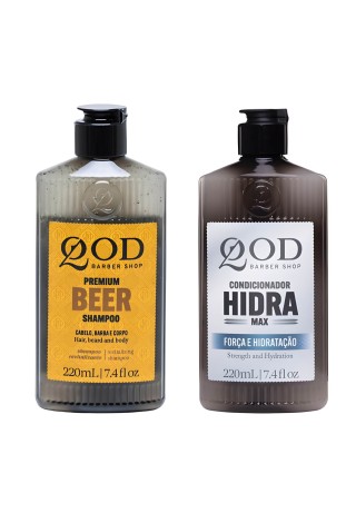 Kit Shampoo Beer e Condicionador Hidra Max QOD Barber Shop — QOD BARBER SHOP