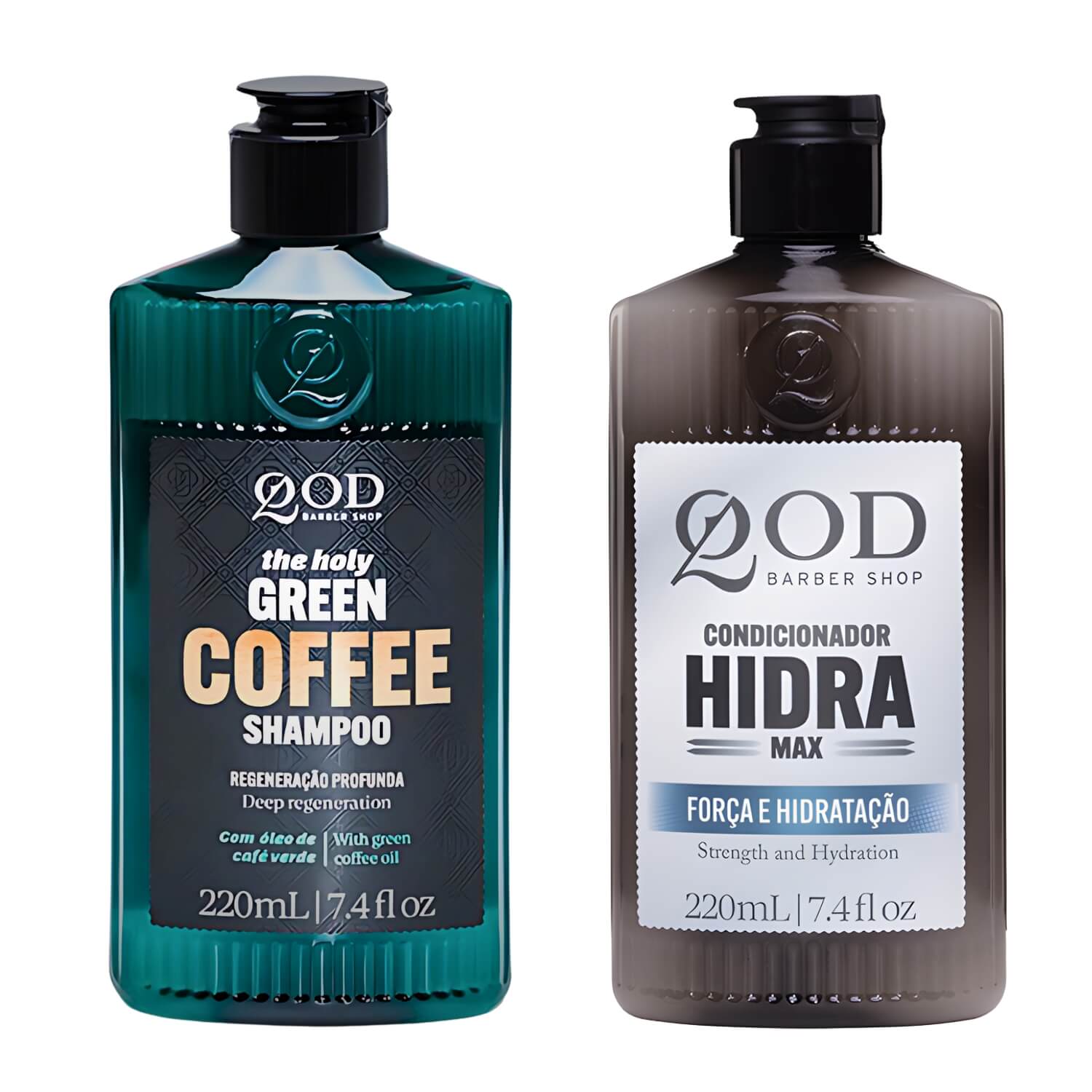 Kit Shampoo QOD Green Coffee e Condicionador Hidra Max — QOD BARBER SHOP