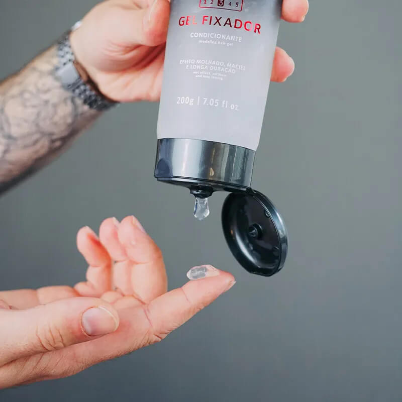 Kit 2 Gel Fixador QOD N.3 Fixação Forte — QOD BARBER SHOP
