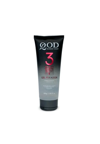 Gel para Cabelo QOD Barber Shop Fixação Forte N.3 200g — QOD BARBER SHOP
