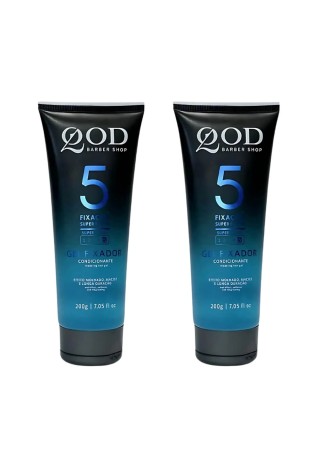 Kit 2 Gel Fixador QOD N.5 Super Forte — QOD BARBER SHOP