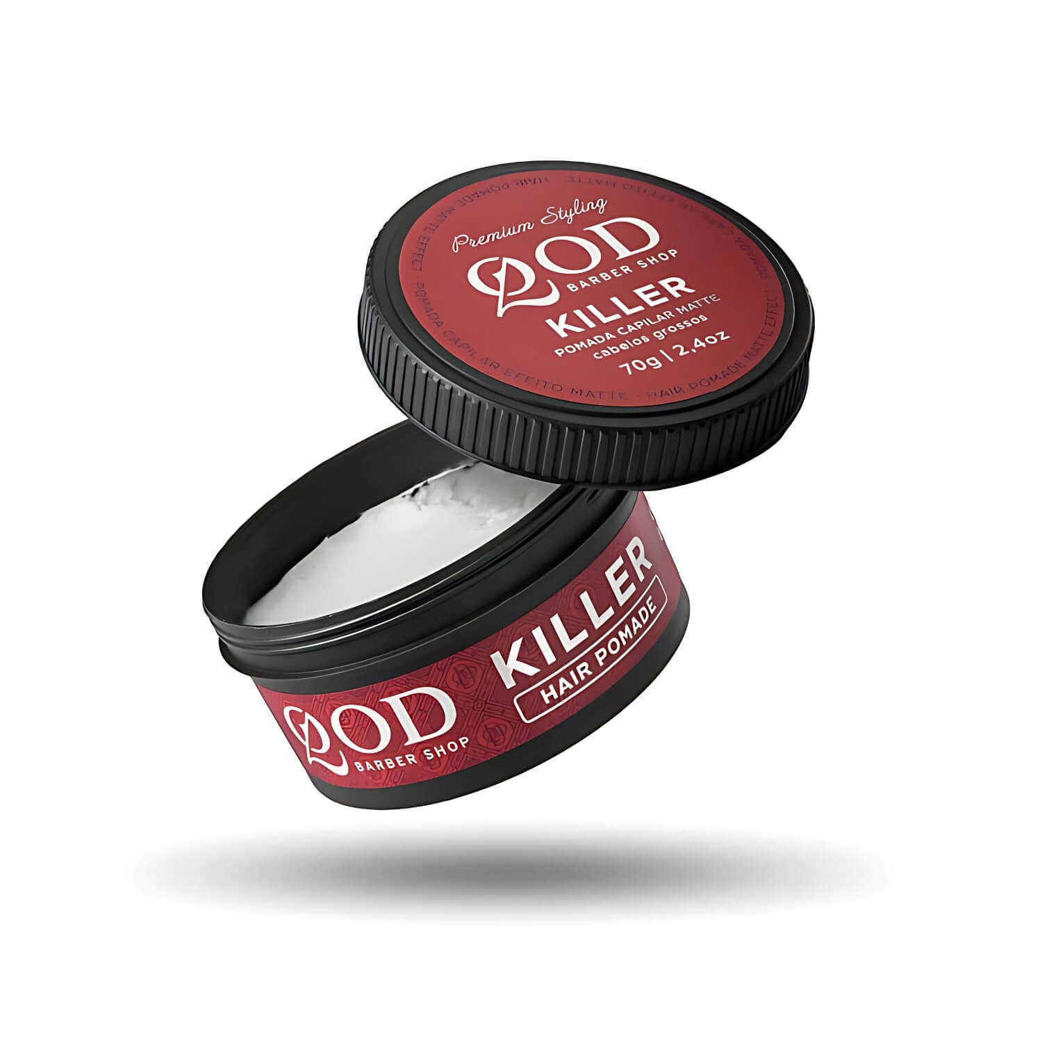Kit 4 Pomadas QOD Killer Matte Alta Fixação — QOD BARBER SHOP