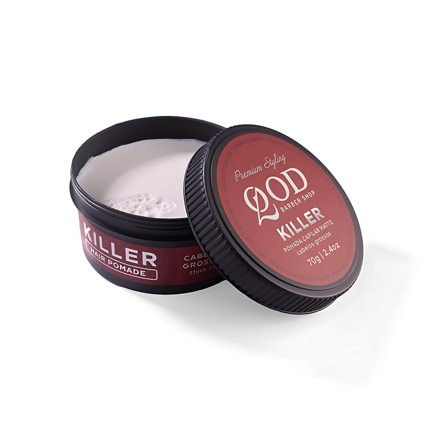 Kit 4 Pomadas QOD Killer Matte Alta Fixação — QOD BARBER SHOP