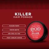 Kit 4 Pomadas QOD Killer Matte Alta Fixação — QOD BARBER SHOP