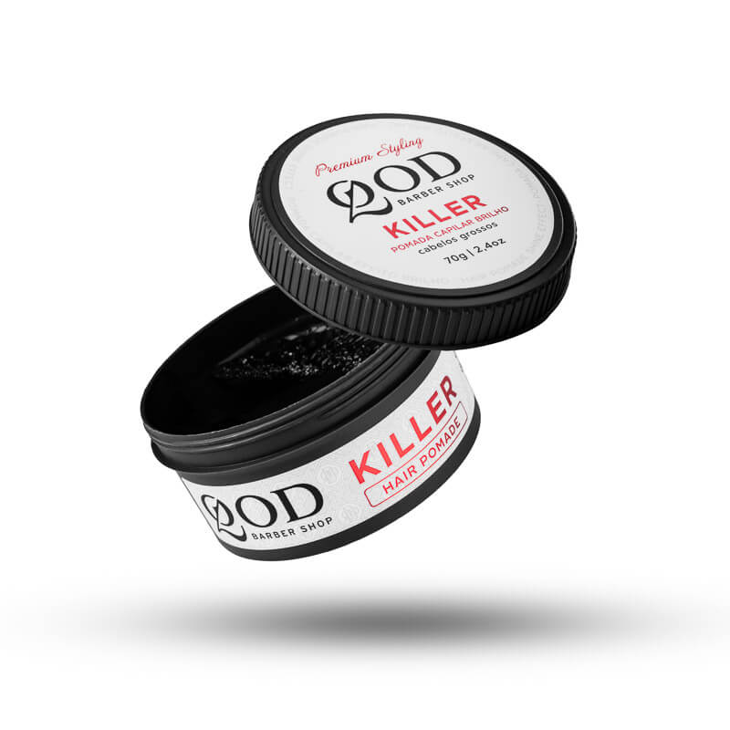 Kit 2 Pomadas QOD Killer Brilho Alta Fixação — QOD BARBER SHOP