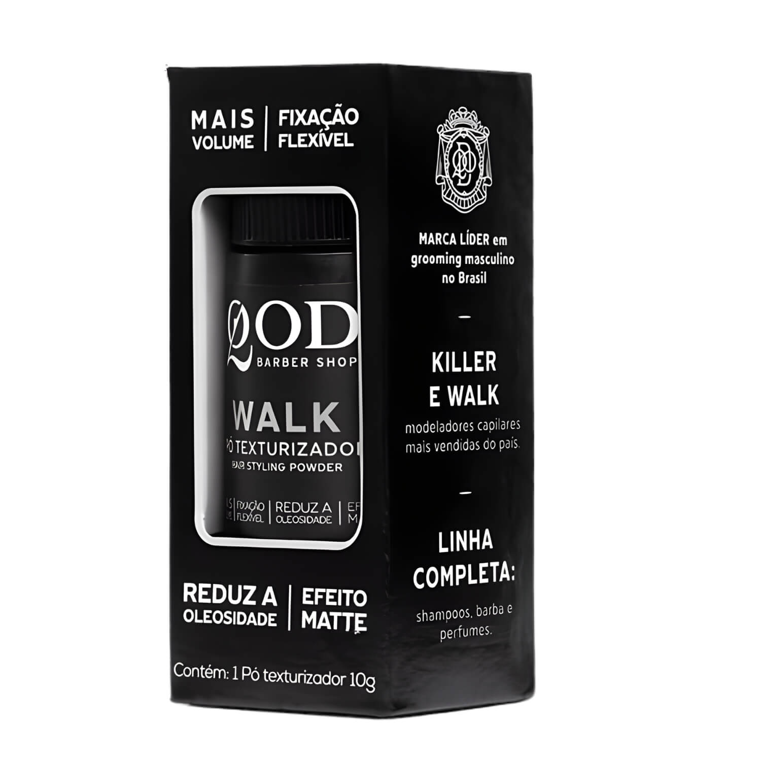 Pó Texturizador Capilar QOD Walk Matte 10g — QOD BARBER SHOP