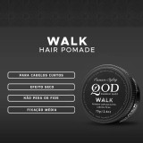 Pomada Modeladora QOD Walk Matte Fixação Média 70g — QOD BARBER SHOP
