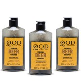 Kit 3 Shampoo QOD Premium Beer Multifuncional — QOD BARBER SHOP