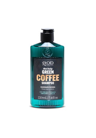 Shampoo QOD Barber Shop Café Verde Green Coffee 220ml — QOD BARBER SHOP