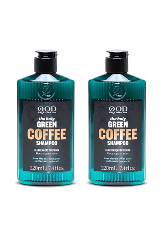 Kit 2 Shampoo QOD Green Coffee Detox Café Verde — QOD BARBER SHOP