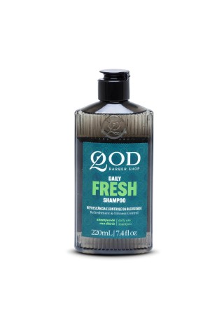 Shampoo QOD The Daily Fresh Cabelos Oleosos 220ml — QOD BARBER SHOP