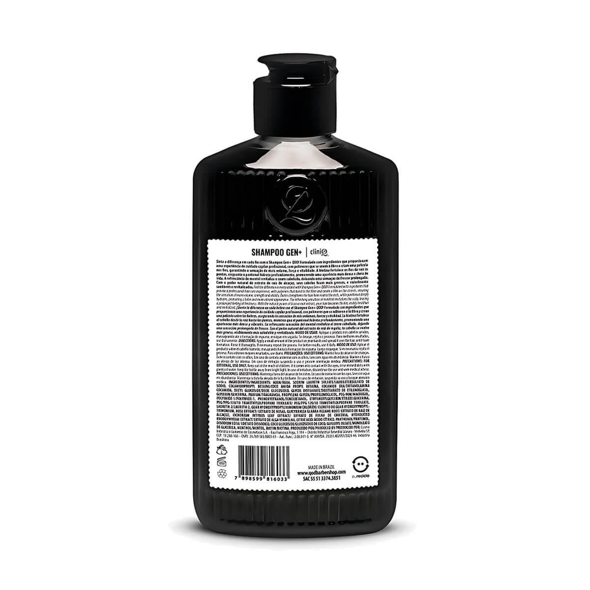 Kit 2 Shampoo Fortalecedor QOD Gen — QOD BARBER SHOP
