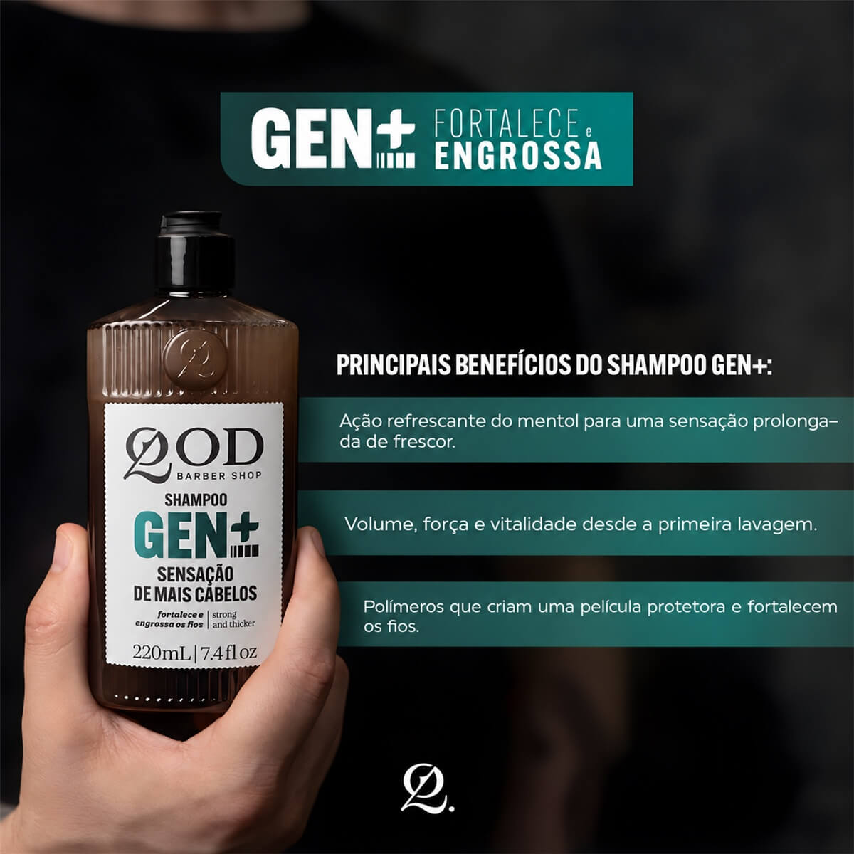 Kit 2 Shampoo Fortalecedor QOD Gen — QOD BARBER SHOP