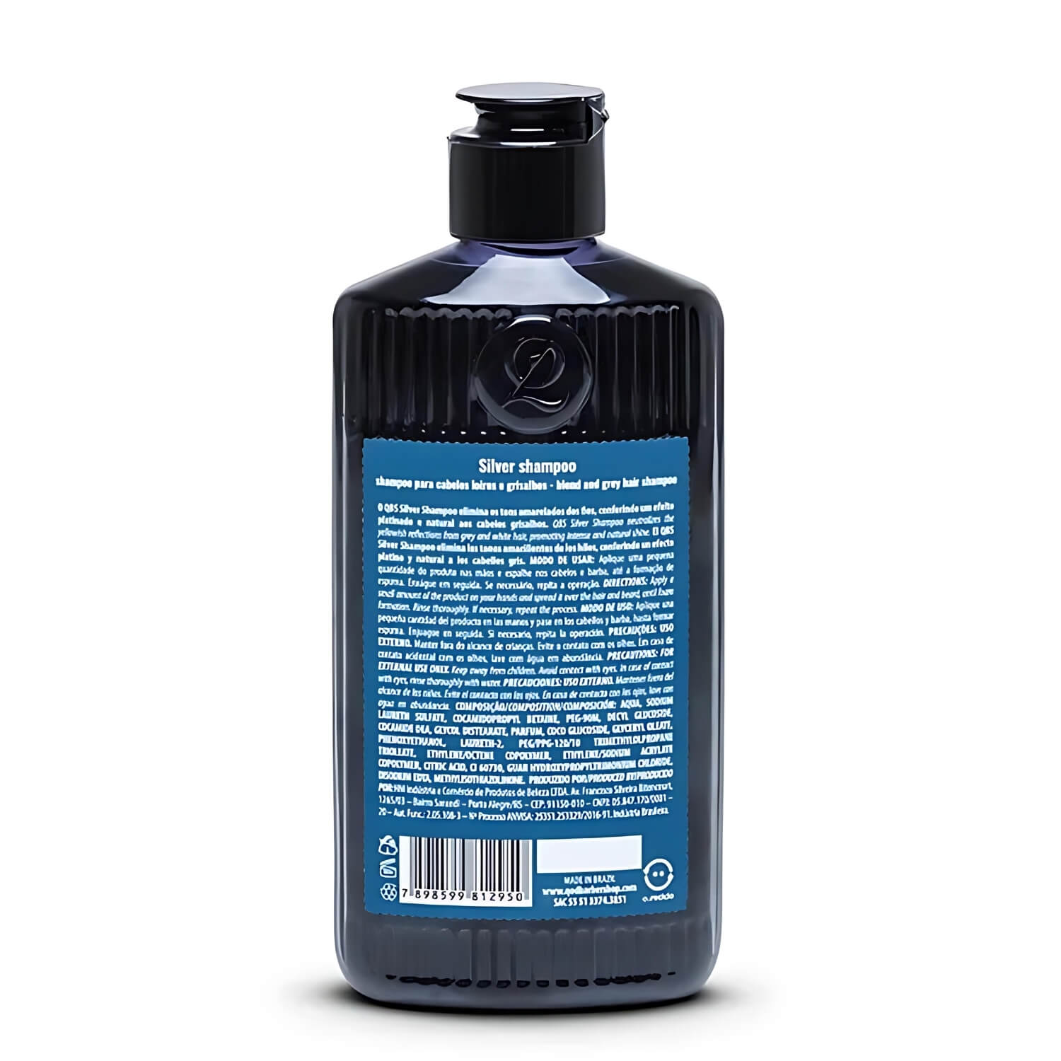 Shampoo QOD Silver Boost Cabelos Grisalhos e Loiros 220ml — QOD BARBER SHOP