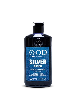 Shampoo QOD Silver Boost Cabelos Grisalhos e Loiros 220ml — QOD BARBER SHOP