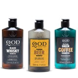Kit 3 Shampoos QOD Whiskey Beer e Green Coffee — QOD BARBER SHOP