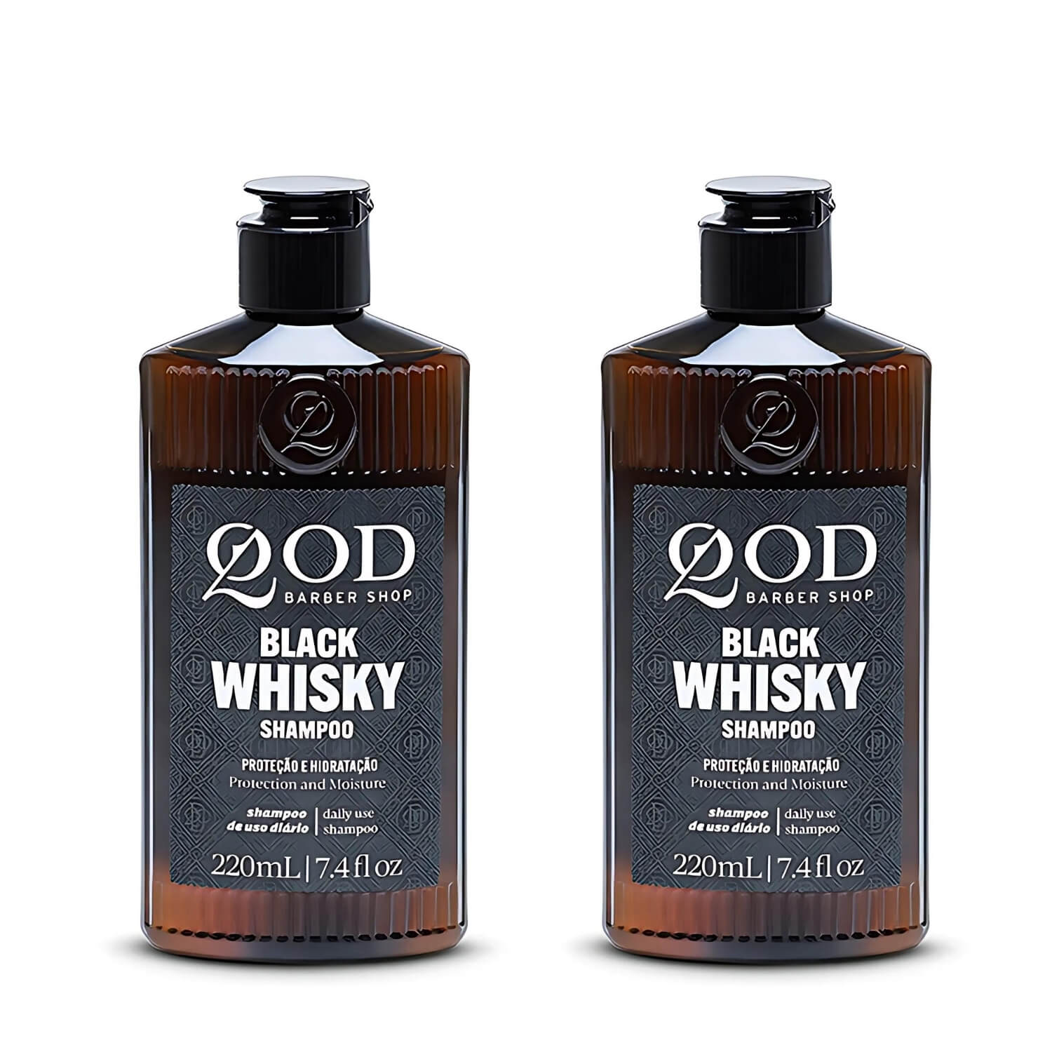 Kit 2 Shampoos QOD Whiskey Cabelo e Barba — QOD BARBER SHOP