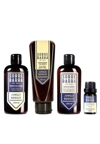 Kit de Barba Sobrebarba Jungle Boogie 4 Itens Edição Viagem — SOBREBARBA