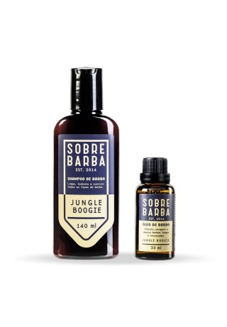 Kit para Barba Shampoo + Óleo Sobrebarba Jungle Boogie — SOBREBARBA