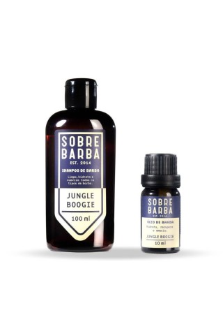 Kit para Barba Shampoo + Óleo Jungle Boogie Sobrebarba — SOBREBARBA