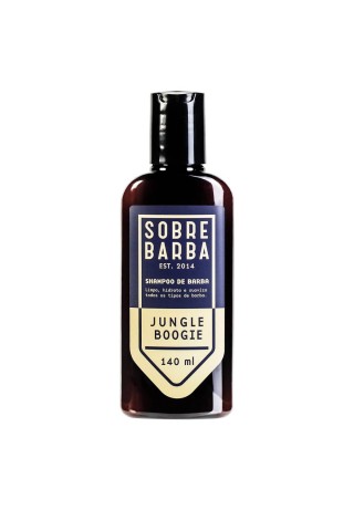 Shampoo de Barba Sobrebarba Jungle Boogie 140ml Limpeza Refrescante — SOBREBARBA